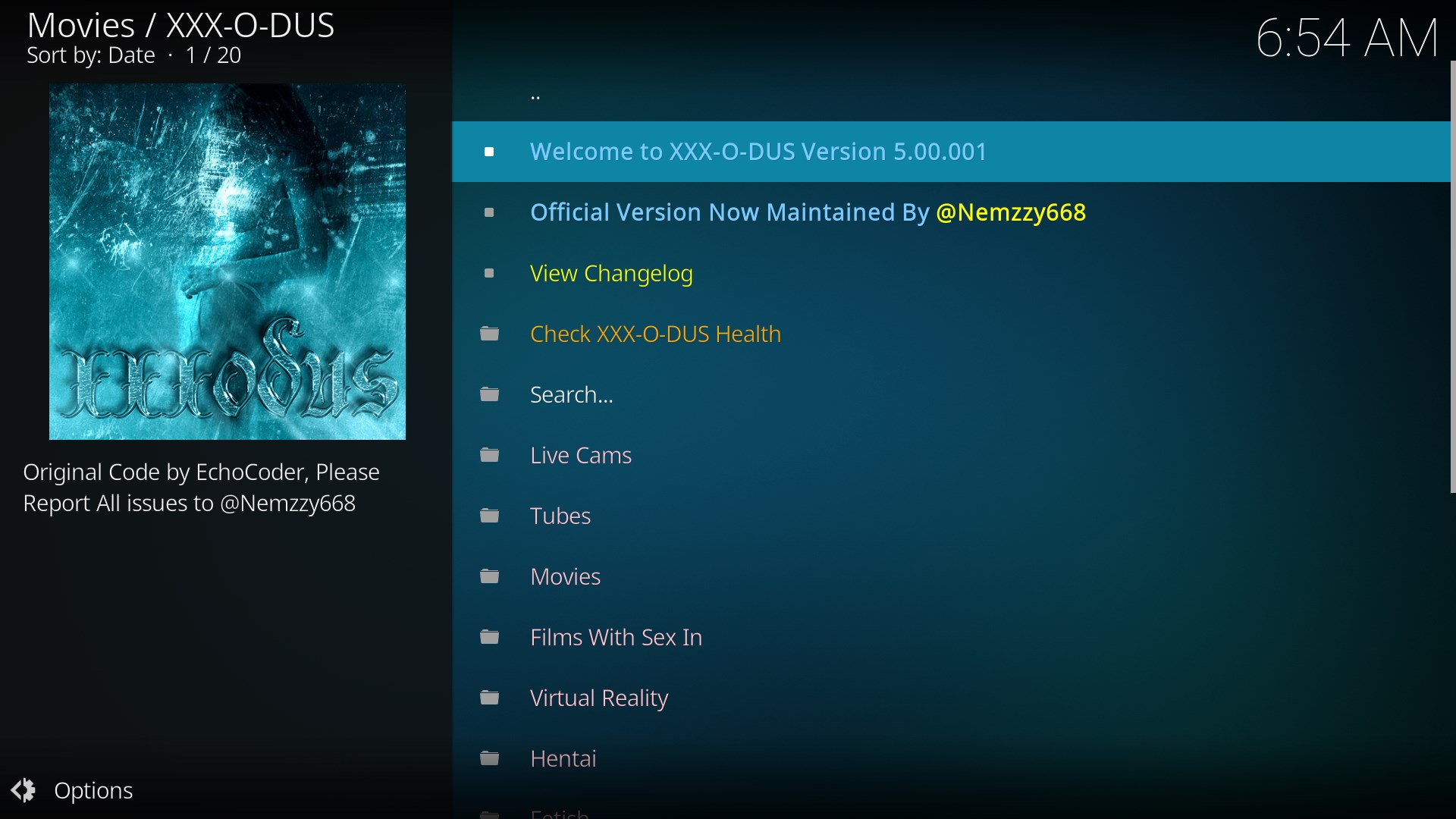 how to download from kodi xxx-o-dus